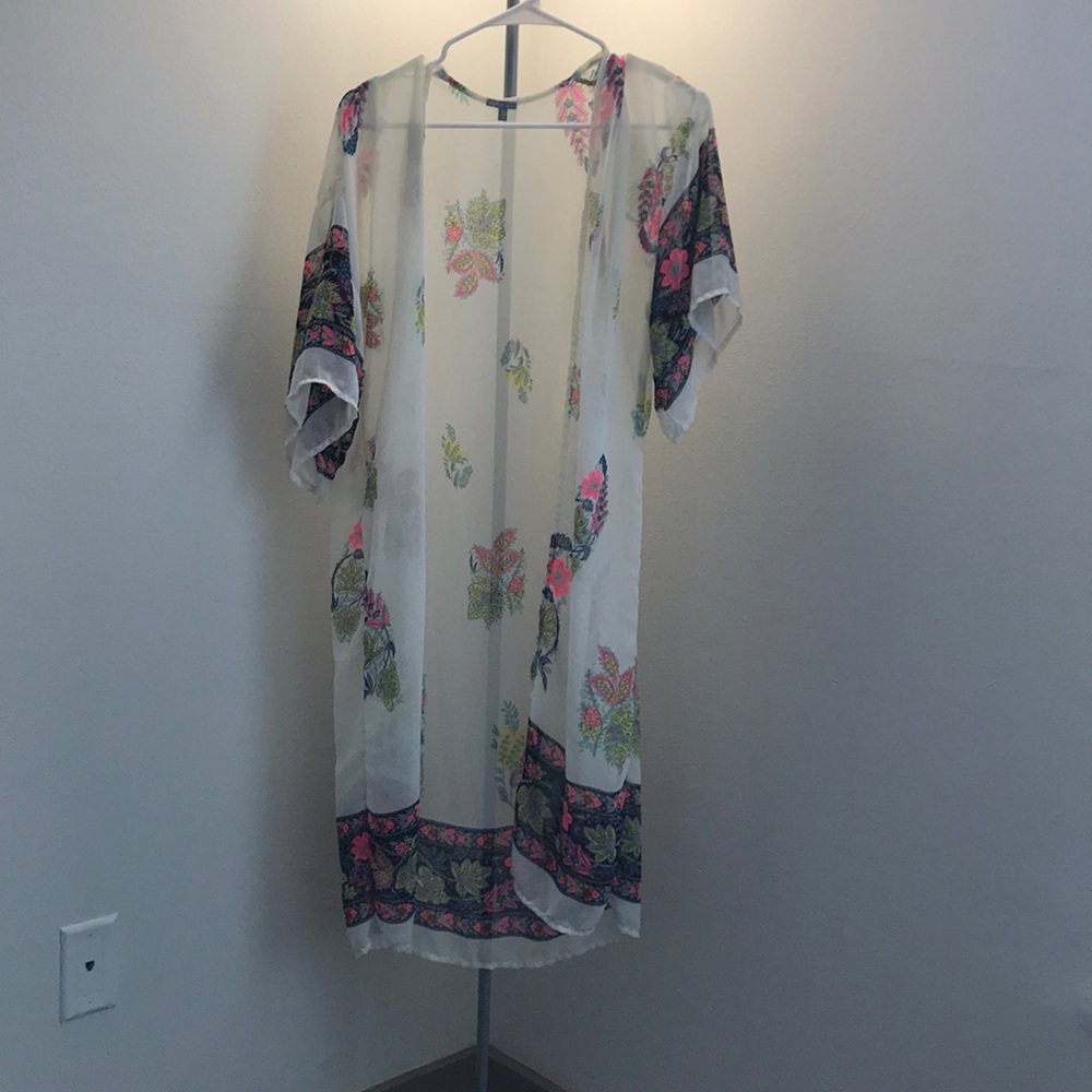 Charlotte Russe Long Kimono